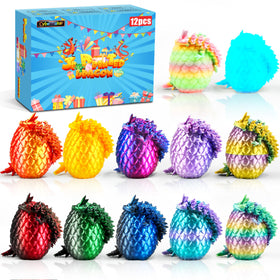 Cybermaker Dragon Egg blue glow showcases vibrant display on a desk.