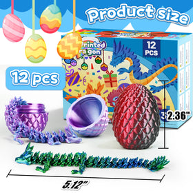Cybermaker Dragon Egg red sheen highlights collectible charm for gifting and decor.