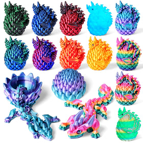 Cybermaker dragon egg textured shell for kid-friendly handling