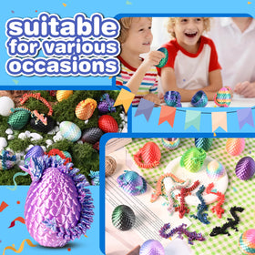 Cybermaker dragon eggs party favors perfect for celebrations.