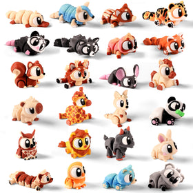 Cybermaker egg surprise pack with colorful forest animals inside for party hunts.