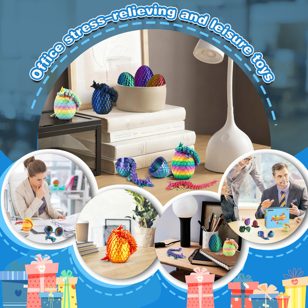 Cybermaker flexible poseable dragon toy invites imaginative play and stress relief.