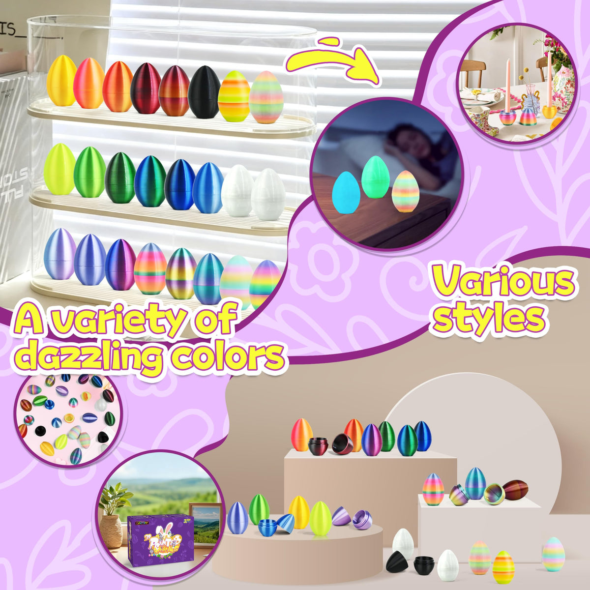 Cybermaker party-favor egg adds color to celebrations