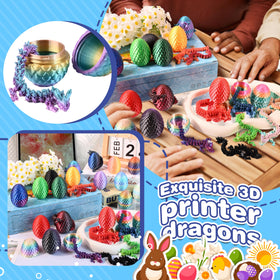 Cybermaker prefilled eggs with toys inside for surprise gifts.
