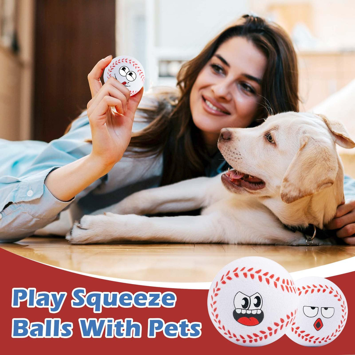 Cyclescrux mini baseball stress ball Face 05, perfect as teen or kid gifts.
