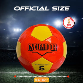 Cyclryador illuminated ball during beach game improves visibility after sunset.