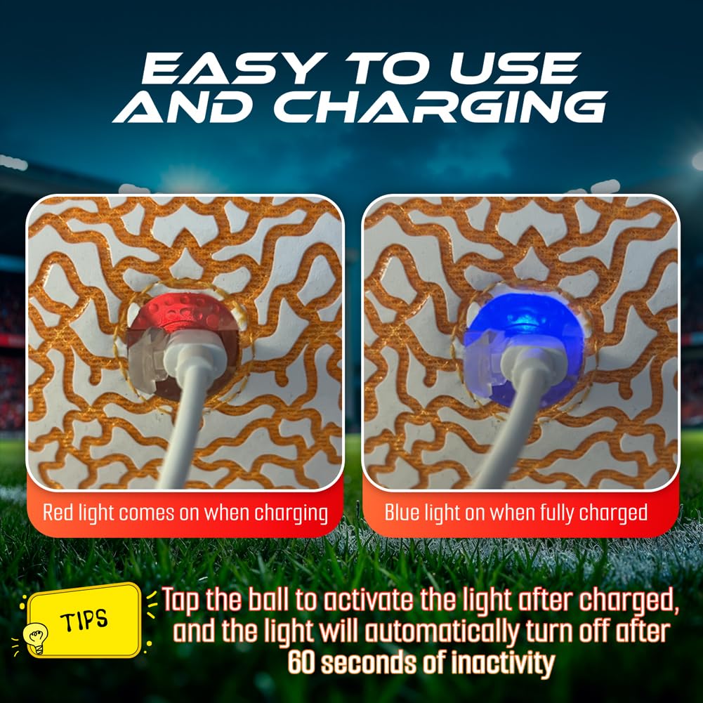 Cyclryador glow football ideal for camping, beach, and backyard games.