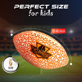 Cyclryador rechargeable glow football shown with USB charging for easy reuse.