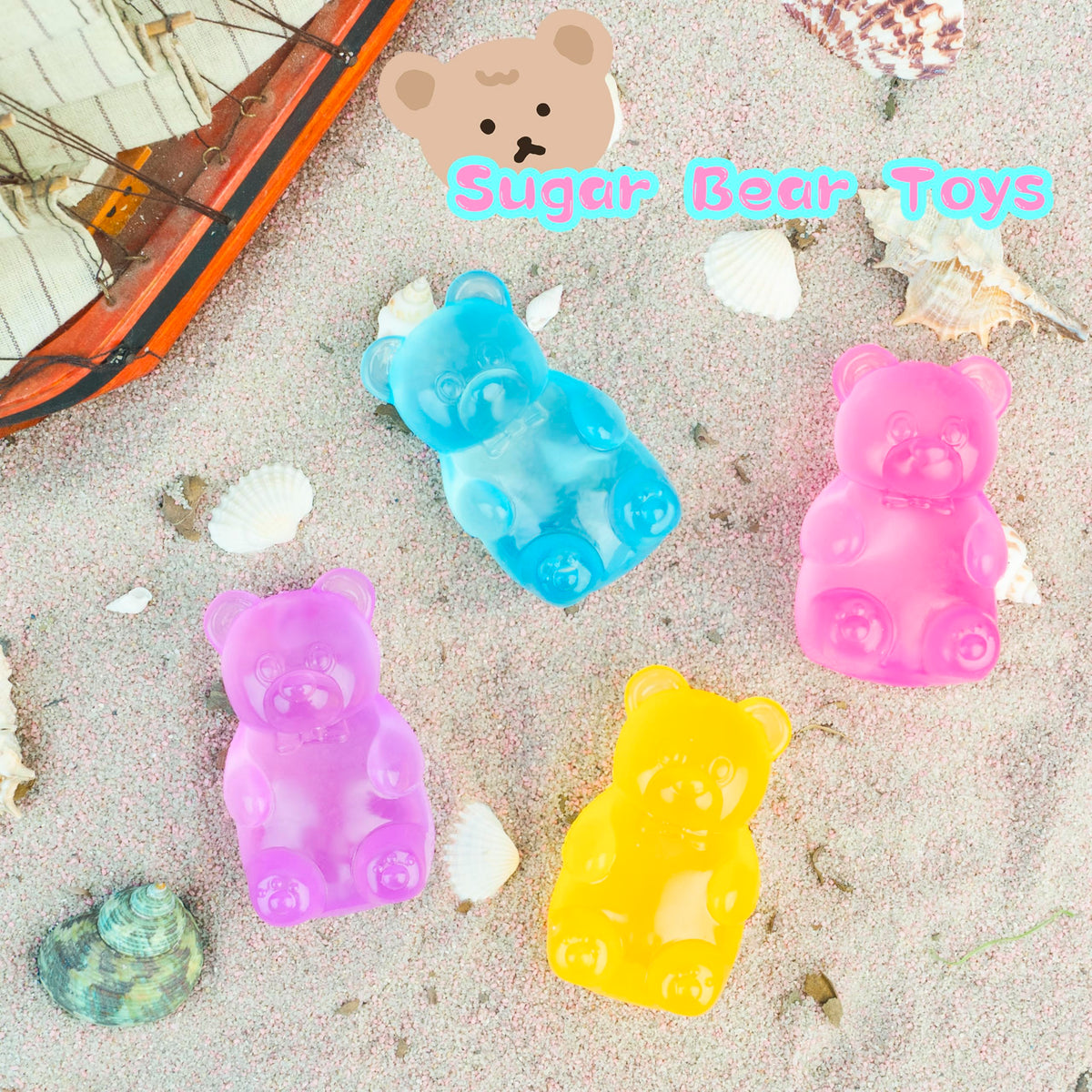 CYICTOY colorful stress bear design adds playful charm for focus sessions