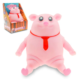 CYICTOY pink pig squishy toy provides soft stress relief on the desk.