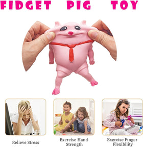 CYICTOY soft rubber pig squishy is a cute decor for any room.