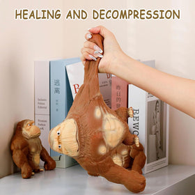 CYICTOY stretchy monkey desk-companion adds calm to work and study scenes