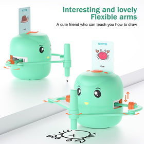 CYJBE drawing robot with 16-color pens for vibrant art projects