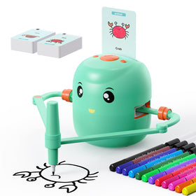 CYJBE Smart Drawing Robot open box showing setup for imaginative art exploration