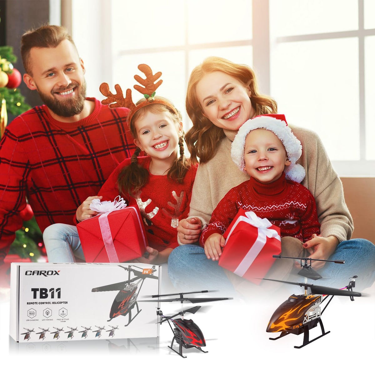 CYLION promotes safe, supervised play with controlled propeller speed.