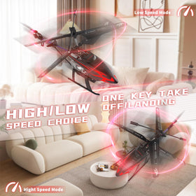 CYLION RC helicopter with altitude hold for steady, hands-off hovering.