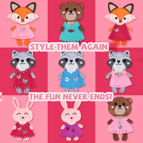 Cymbana Kid Sewing Bunny Dress Accessories: express creativity with glitter outfits