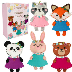 Cymbana Kid Sewing Panda Kit Cover: beginner-friendly setup for safe crafting