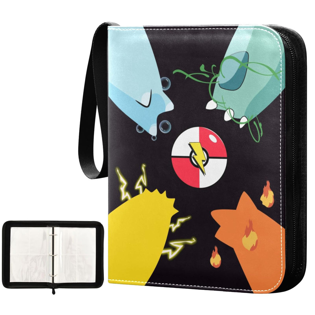 CYNAPIP Card Binder cover in waterproof PU leather protecting cards during travel.