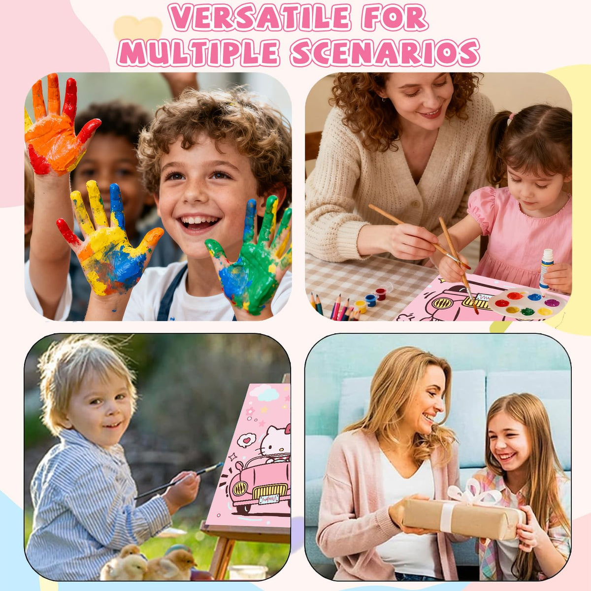 CYNART Complete art studio kit for playful learning and pride