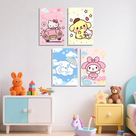 CYNART Kids paint by numbers canvas 8x12 inch for quick creativity