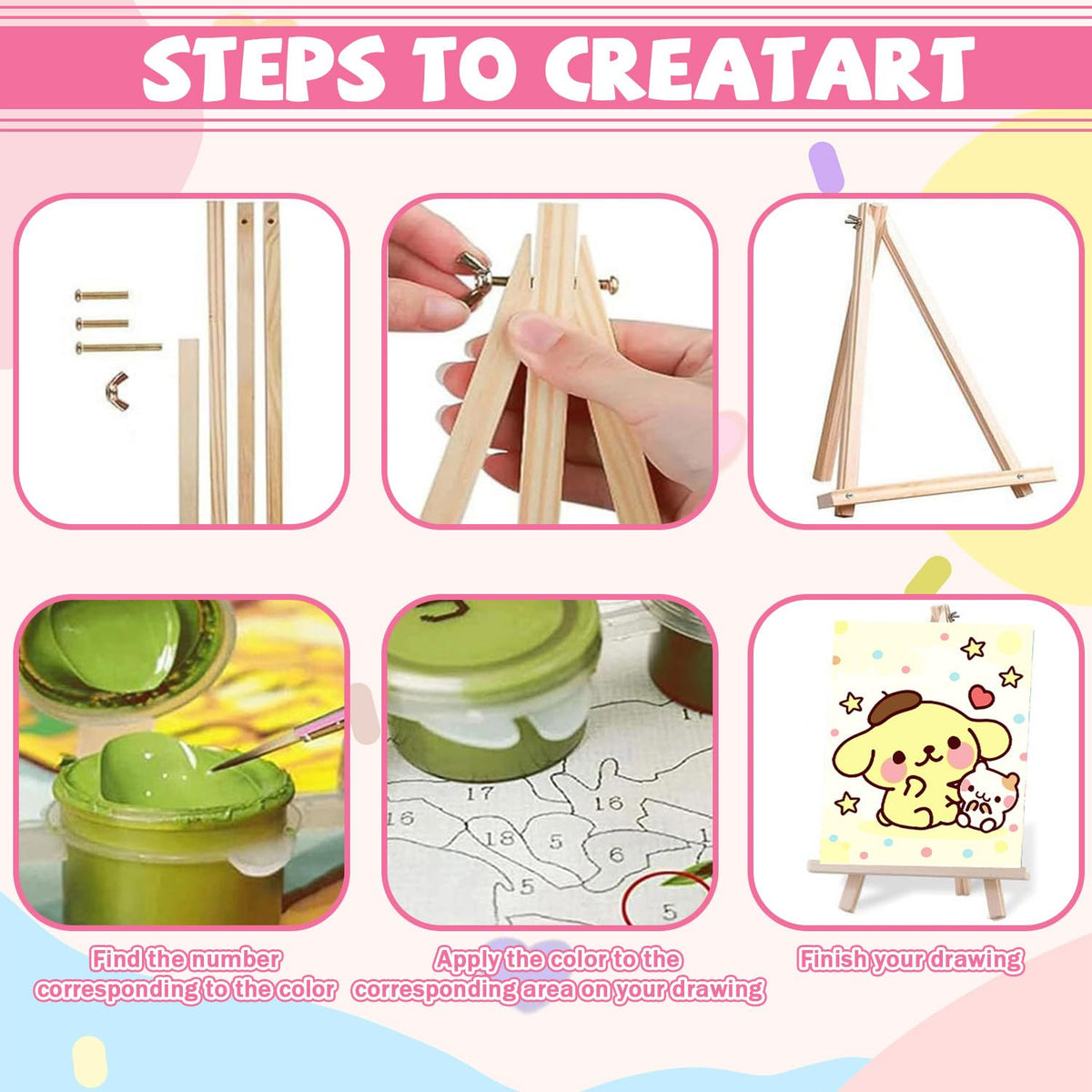 CYNART Wall-decor ready paintings after painting