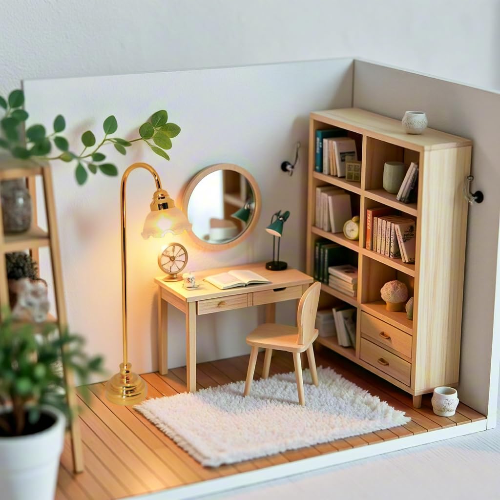 Cyraft 1:12 scale lighting suits a variety of dollhouse scenes.