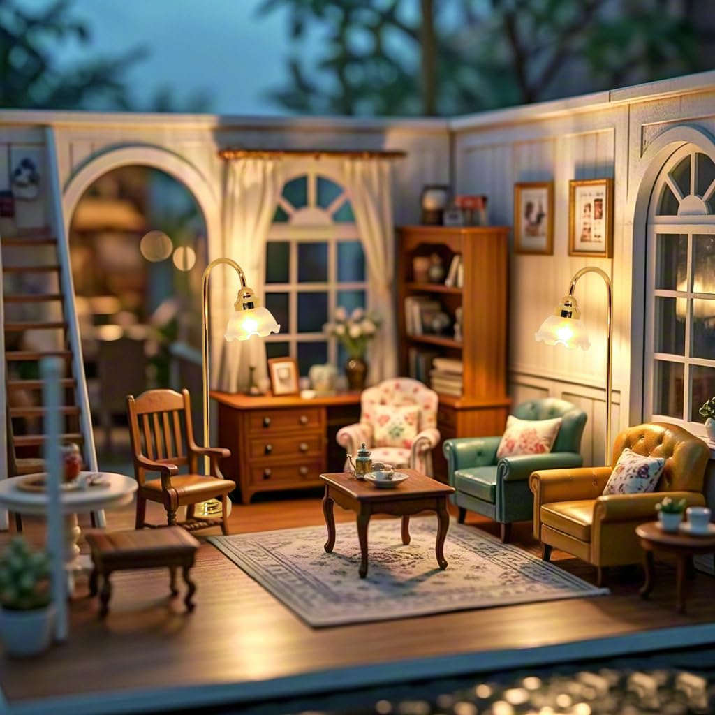 Cyraft ready-to-display lamps enhance mini dioramas and storytelling setups.