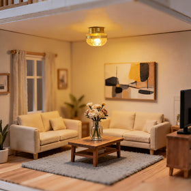 Cyraft warm LED glow brightens tiny spaces without wires.
