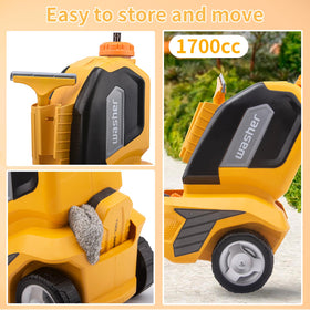 CZOALX 1700 cc water tank enables extended pretend washing sessions
