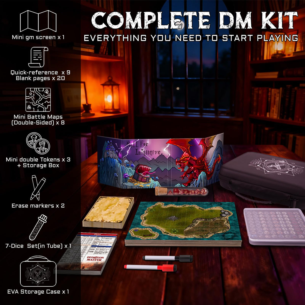 CZYY mini-tabletop RPG battle maps provide quick battlefield visuals.