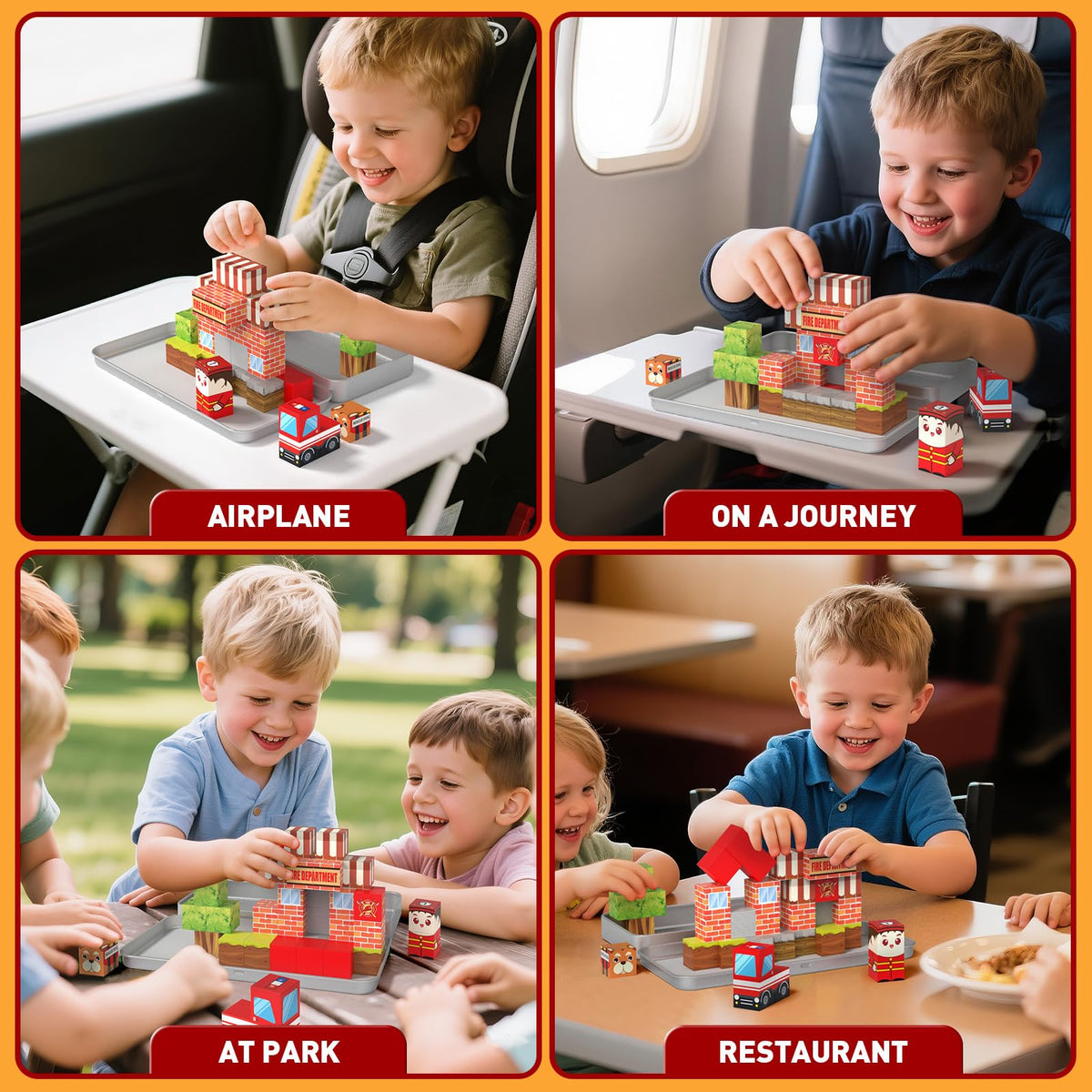 CZCUUDZ castle-themed creative play encourages storytelling and design