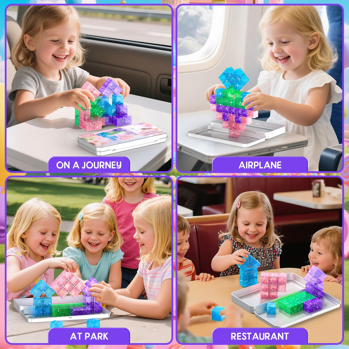 CZCUUDZ colorful storage box adds gifting appeal for birthdays and holidays
