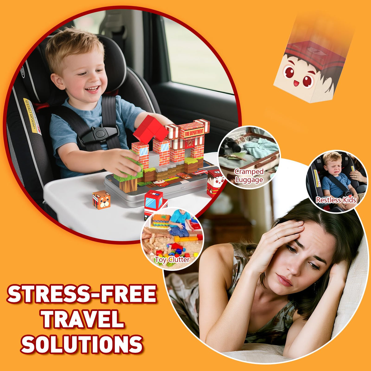 CZCUUDZ magnetic tiles on fridge surface spark imaginative play