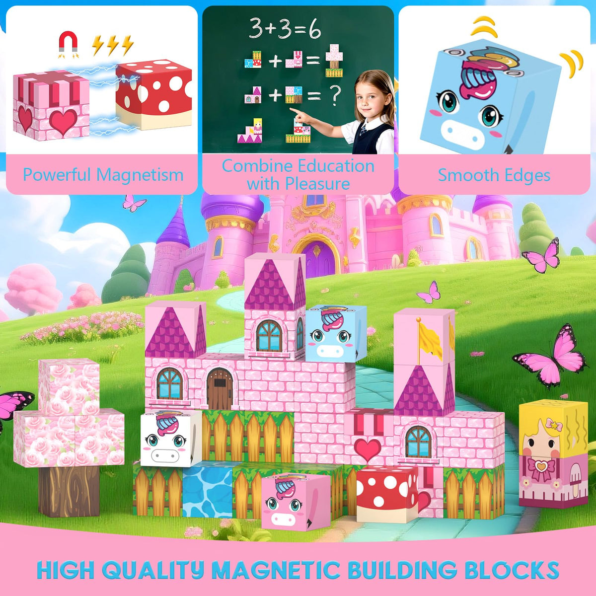 CZCUUDZ blocks clinging to fridge for versatile, mess-free play sessions