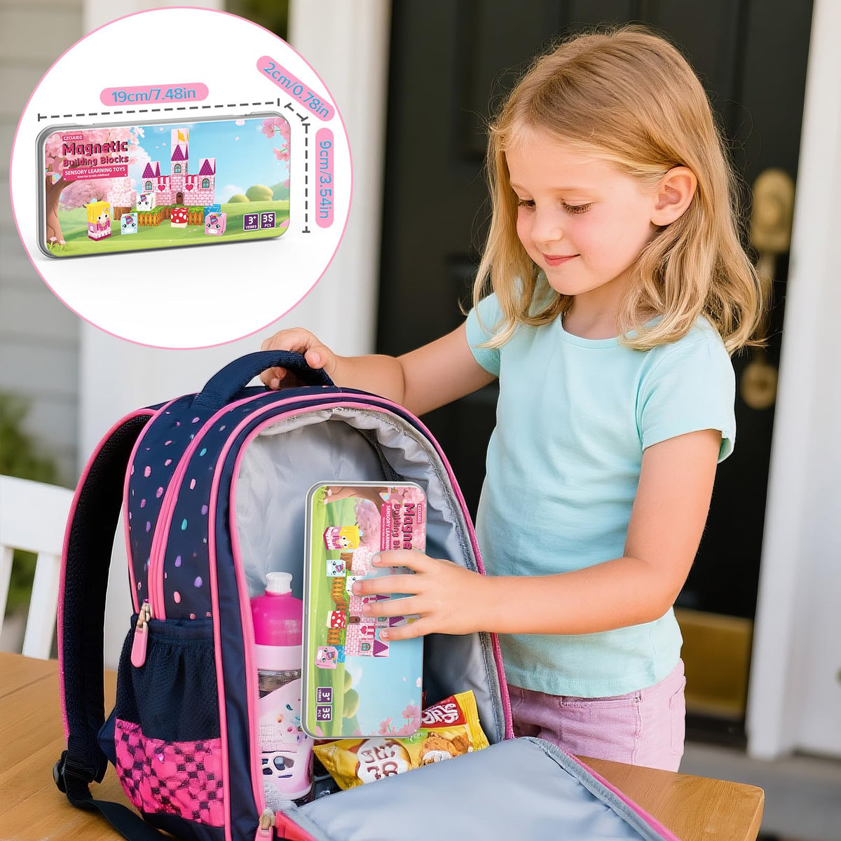 CZCUUDZ safe ABS design protects little hands during play