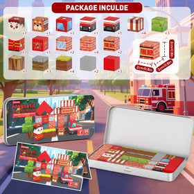 CZCUUDZ mini tiles on iron box enable easy surface building during travel