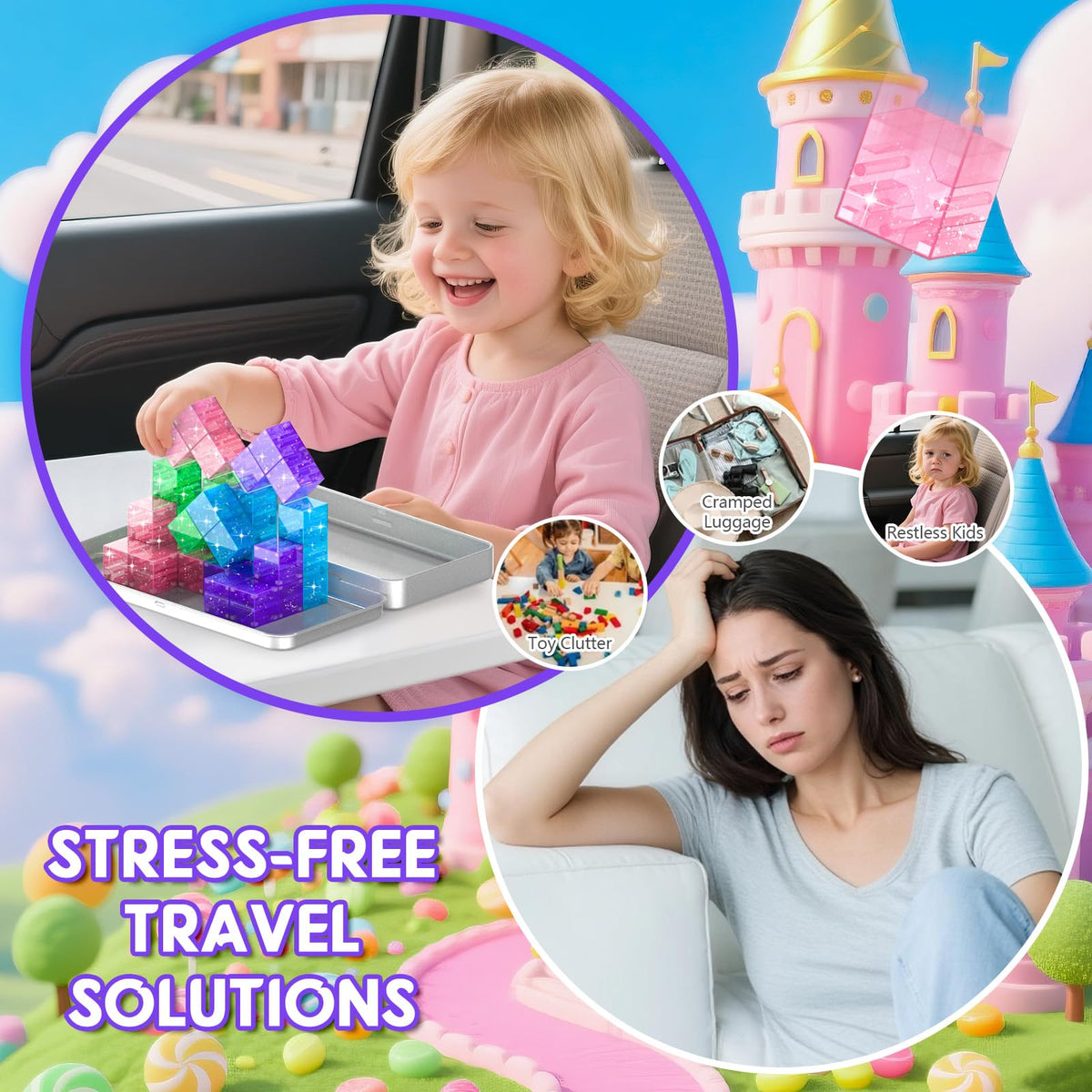 CZCUUDZ ABS material with rounded edges ensures safe, creative play