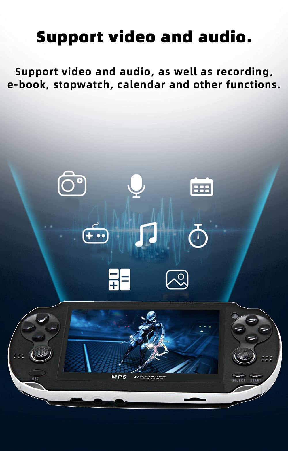 CZT Handheld Console includes 8GB storage for games