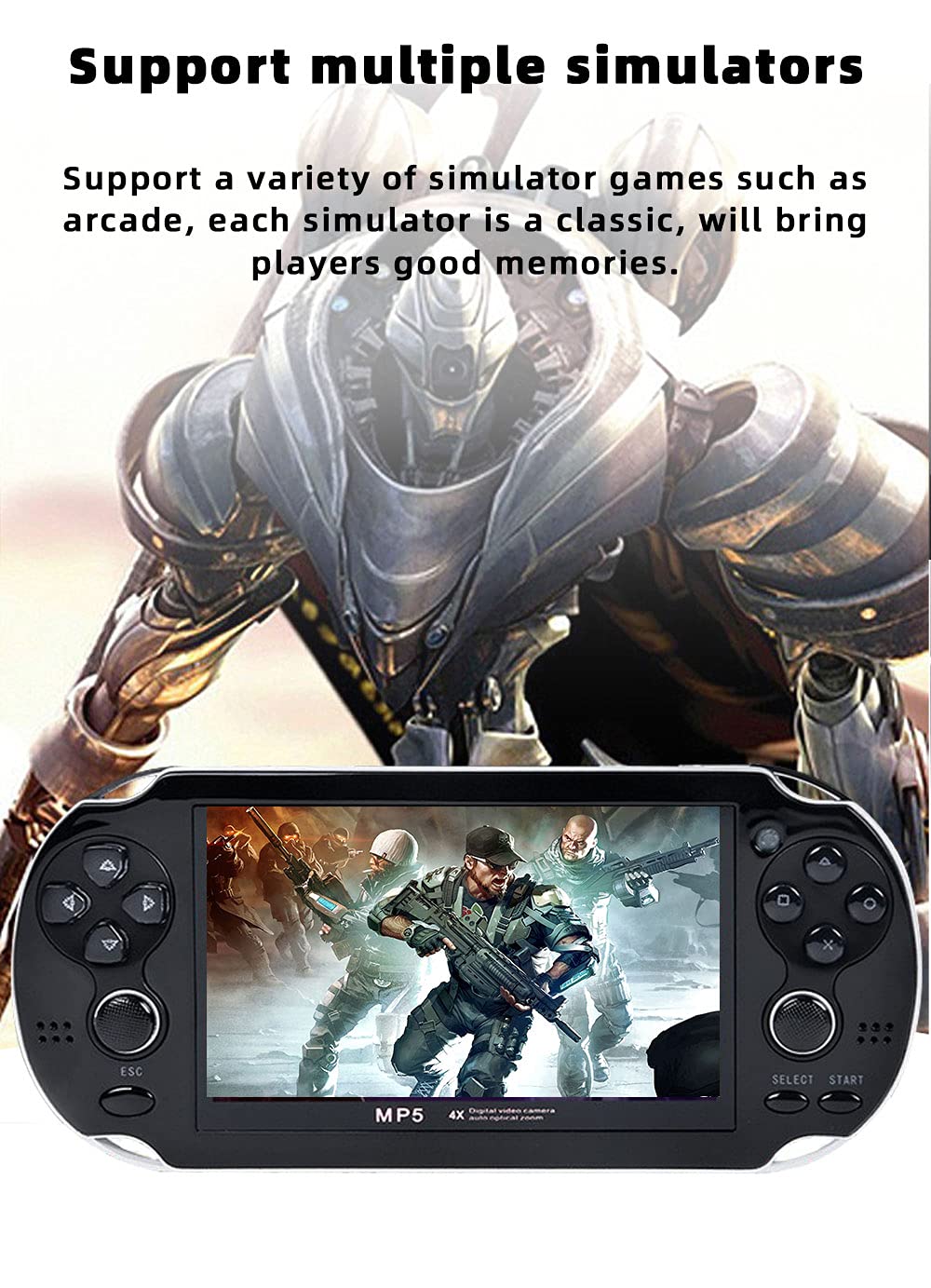 CZT Handheld Console built-in 2200 games ready to play