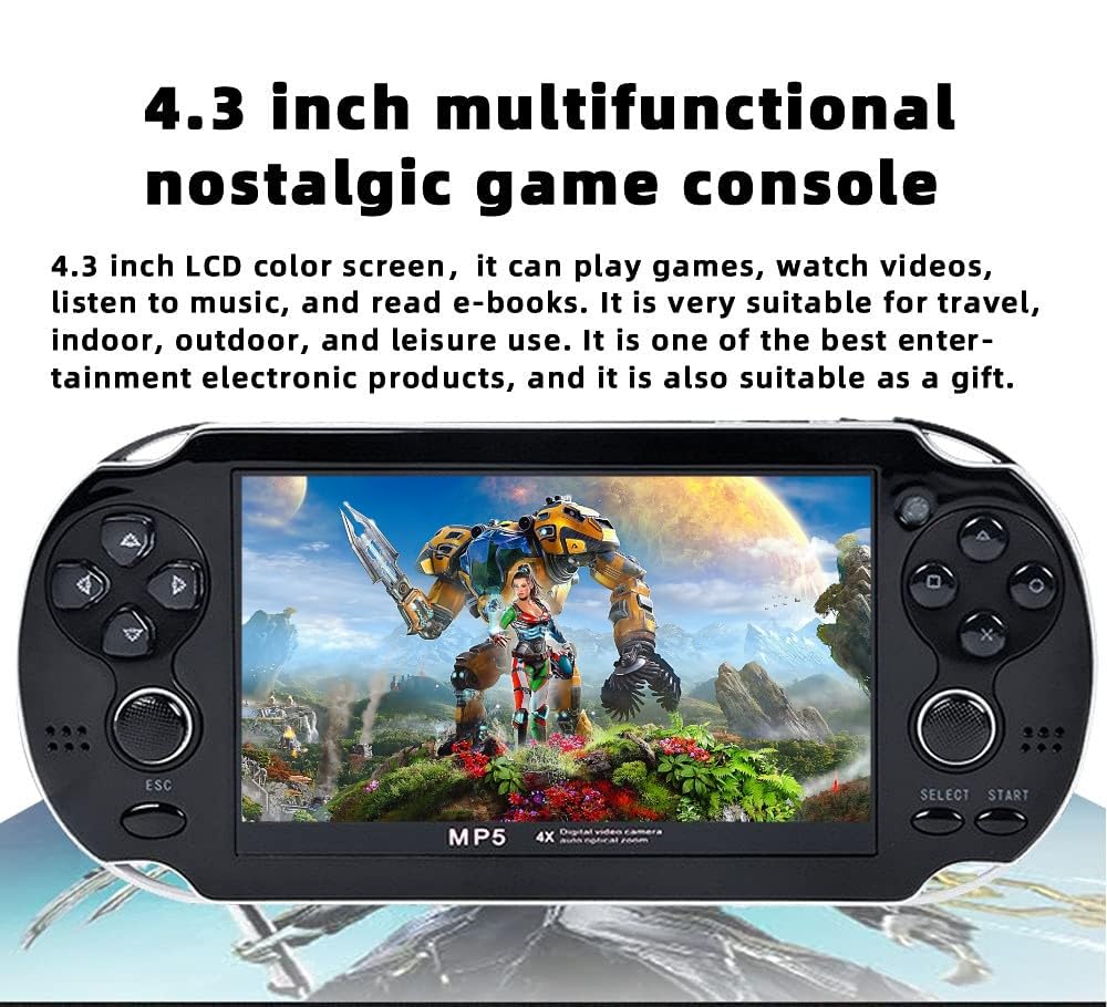 CZT Handheld Console dual joysticks for precise game control