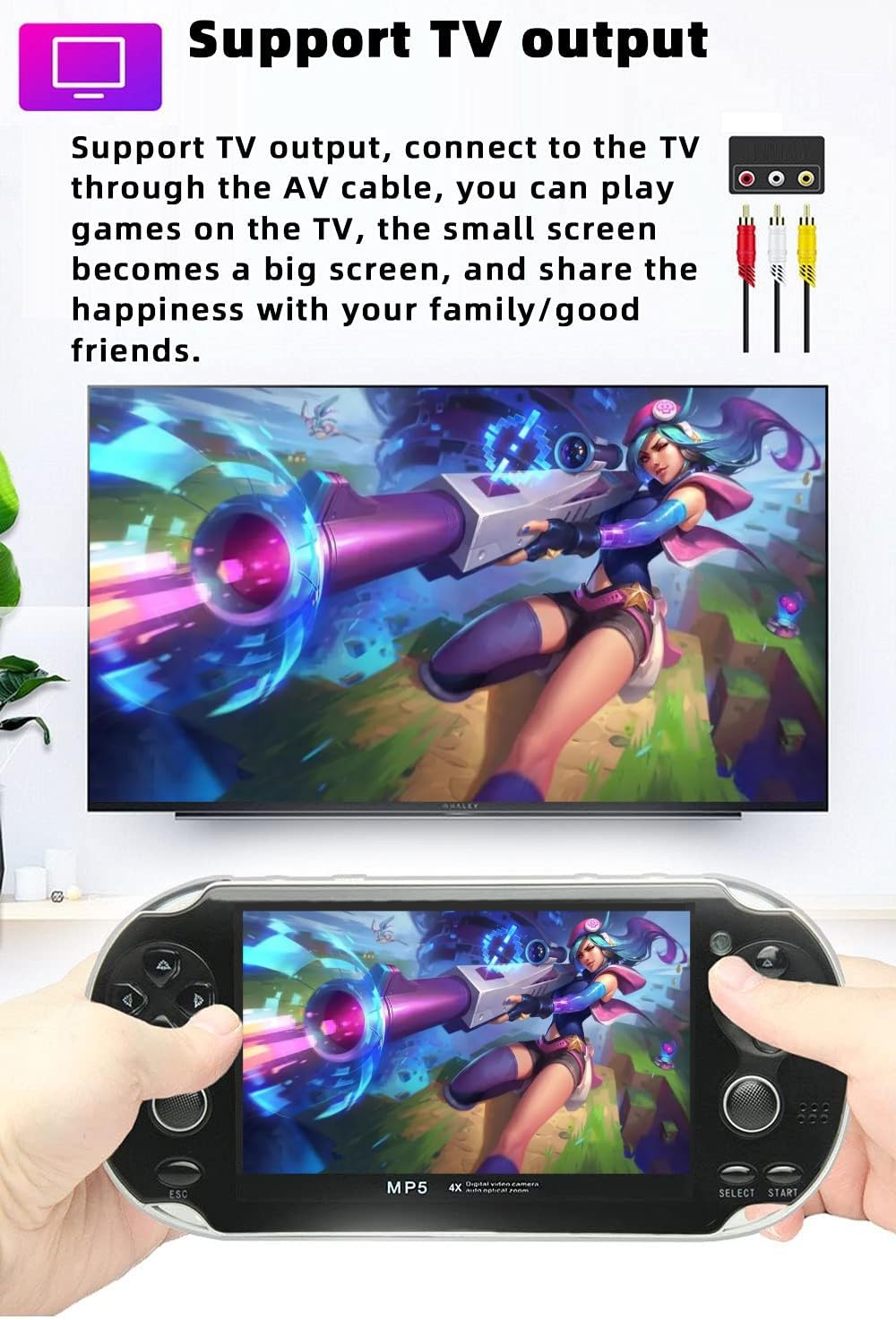 CZT Handheld Console rechargeable battery provides hours of play