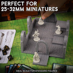 CZYY 25–32mm miniatures compatible tiles support D&D campaigns.