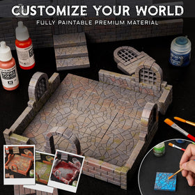 CZYY Modular pieces allow building dynamic dungeon layouts quickly.