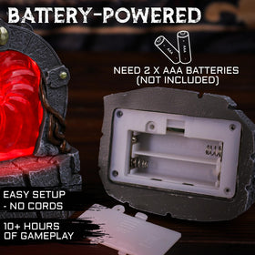 CZYY battle mat portal glow provides atmospheric lighting