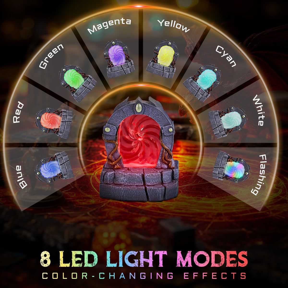 CZYY DND color changing portal mini enhances mood shifts during encounters