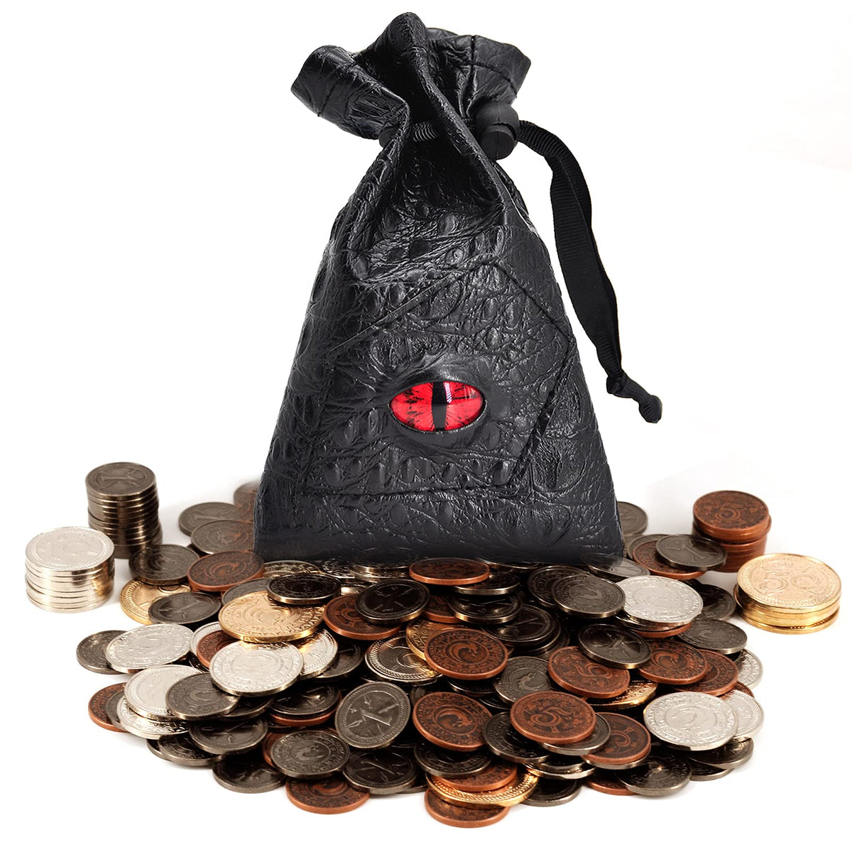 CZYY DND metal coins set with 60 denominations for authentic tabletop currency