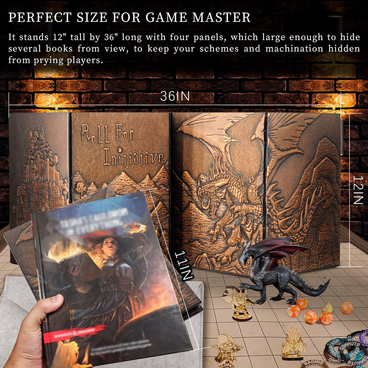 CZYY DND screen compact size 9x12 fits easily in a bag