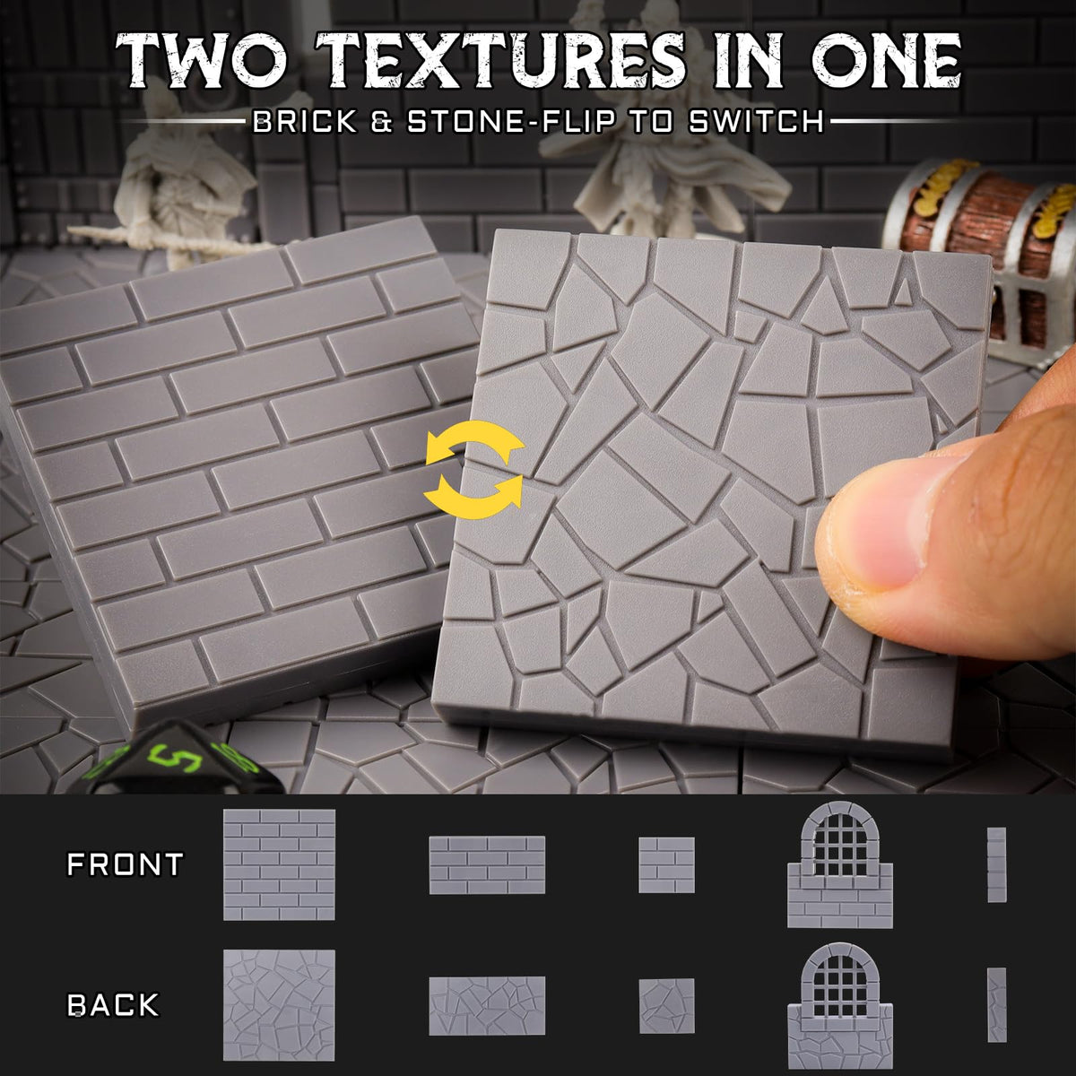 CZYY 58-piece starter kit includes doors, arches, windows, and pillars.