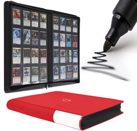 D DACCKIT 16-pocket binder front cover offers sturdy protection for your card collection.
